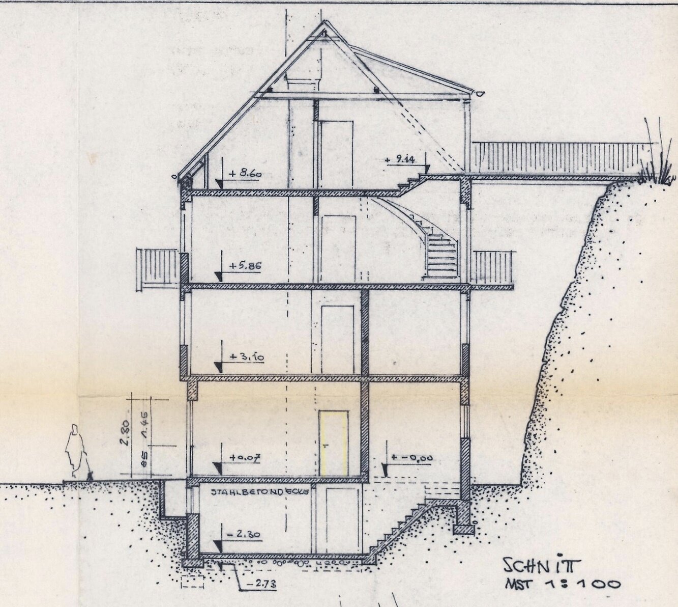 Schnitt (original Plan)